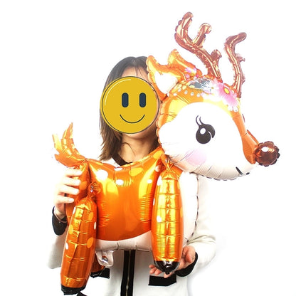 Christmas Casual Christmas Tree Santa Claus Snowman Aluminum Film Party Balloon Balloons