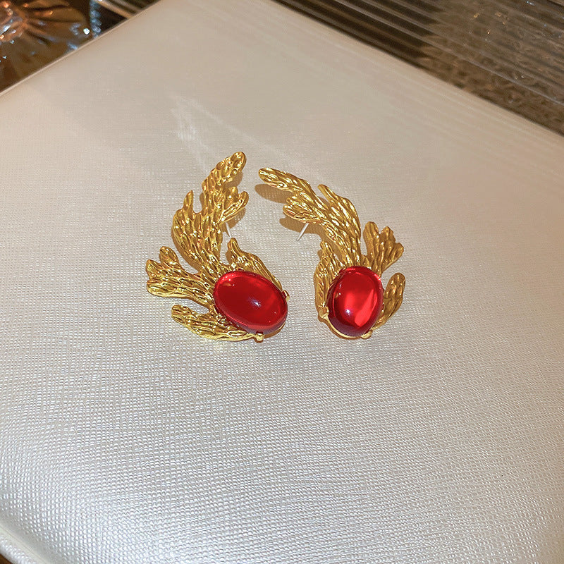 Luxurious Tassel Geometric Alloy Electroplating Earrings