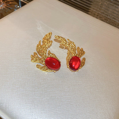 Luxurious Tassel Geometric Alloy Electroplating Earrings