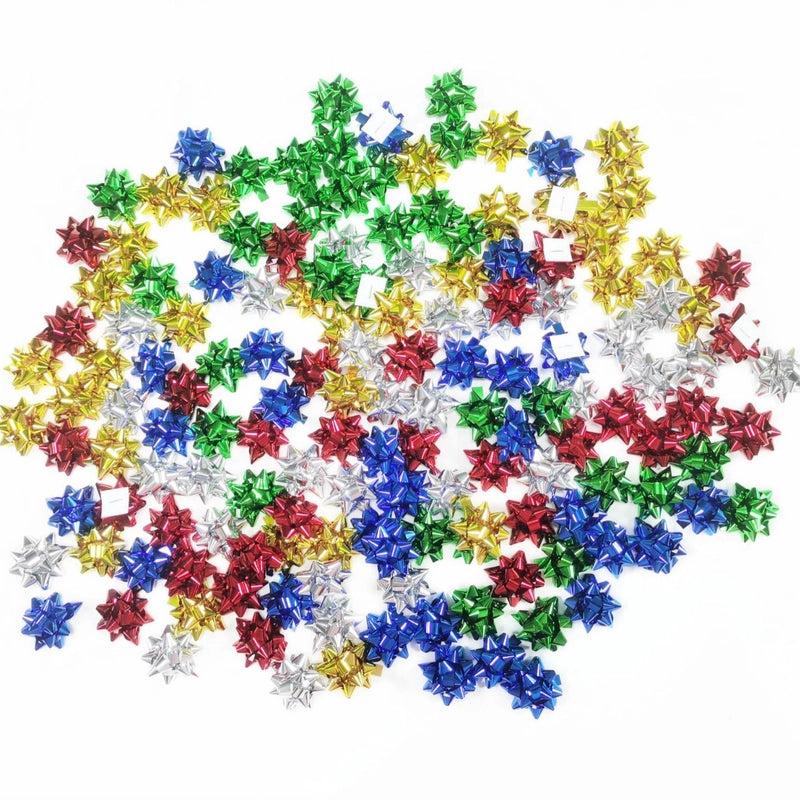 Factory Direct Mini Star Flower 1-inch PET Paint Rainbow Laser Fit Star Flower 120 Pieces