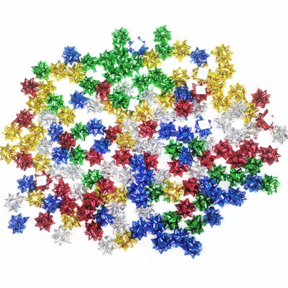 Factory Direct Mini Star Flower 1-inch PET Paint Rainbow Laser Fit Star Flower 120 Pieces