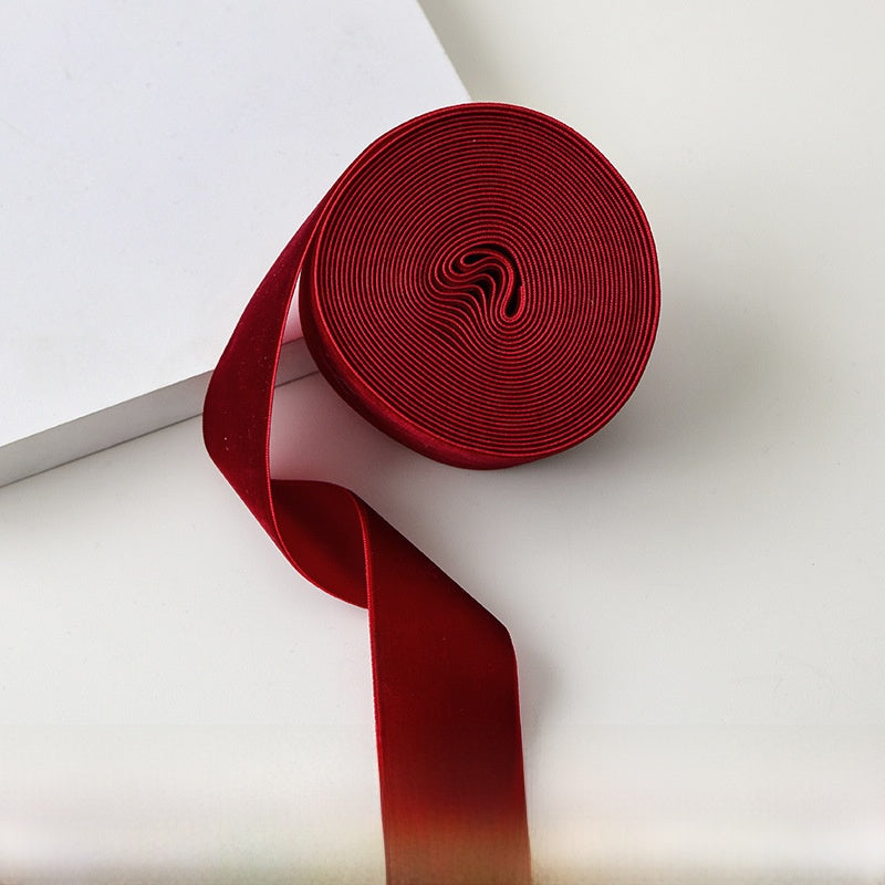 Christmas Velvet Ribbon Gift Wrapping Christmas Diy Bow Tie Christmas Tree Decoration