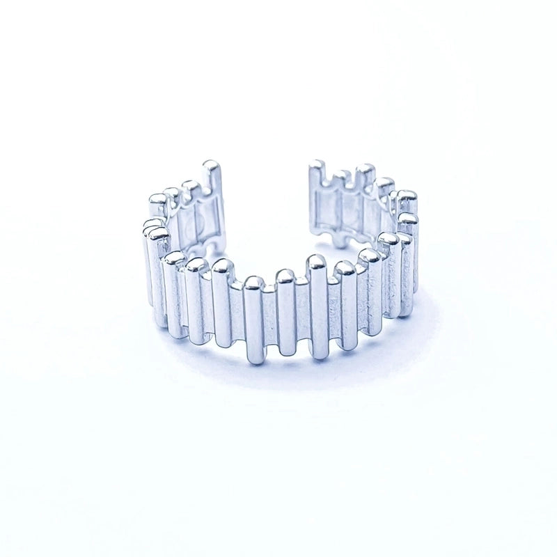Minimalist Heart Shape Titanium Steel Open Rings
