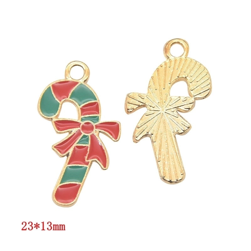 1 Piece Alloy Christmas Tree Santa Claus Christmas Socks Pendant Jewelry Accessories