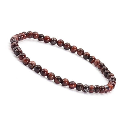1 Piece Minimalist Round Natural Stone Beaded Bracelets