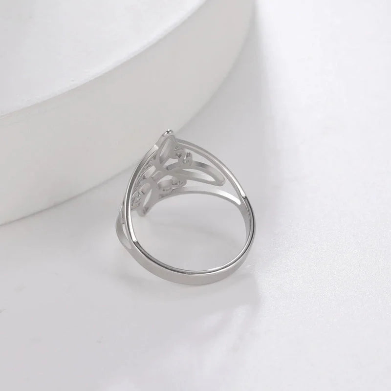 Minimalist Geometric Stainless Steel Plating Rings