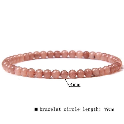 Fashion Round Natural Stone Beaded Bracelets