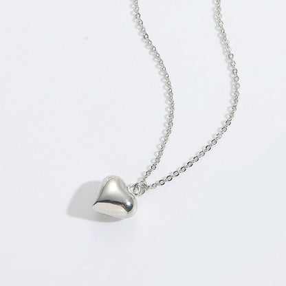 Copper 14K Gold Plated Star Heart Shape Pendant Necklace