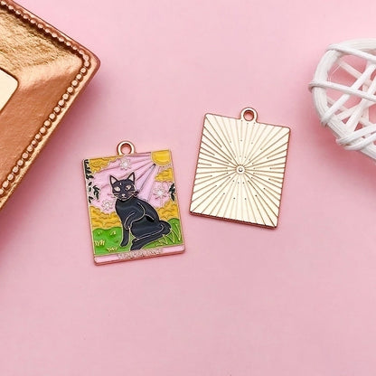 1 Piece 21*28mm Alloy Cat Polished Pendant