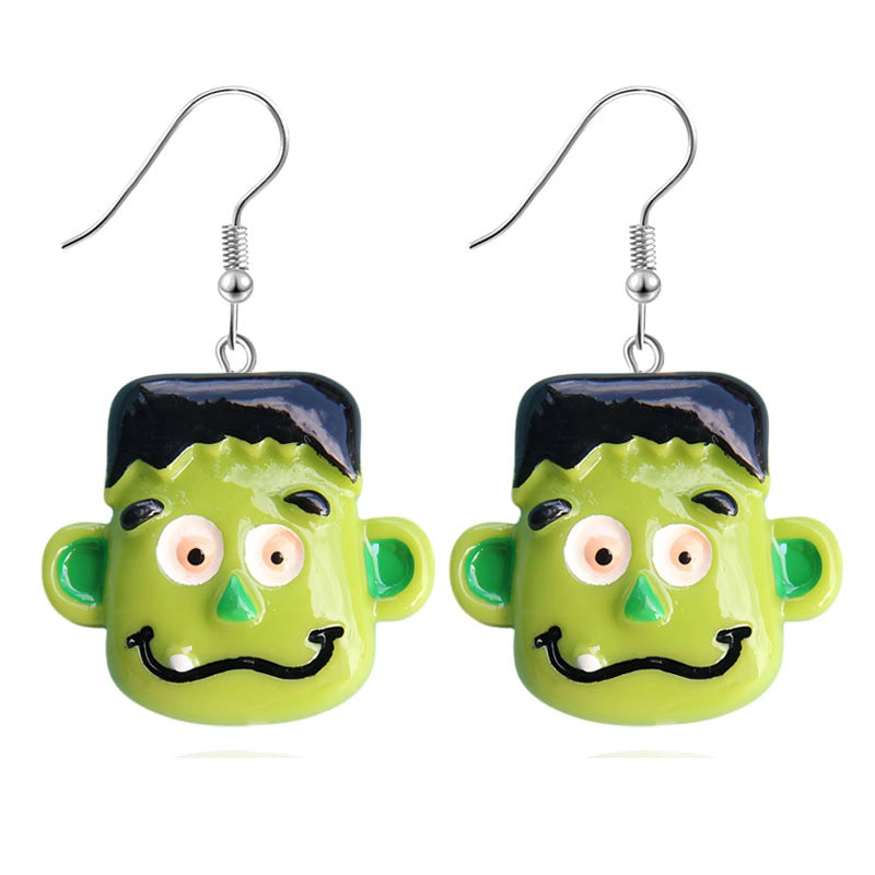 Halloween Cute Funny Halloween Pattern Resin Holiday Party