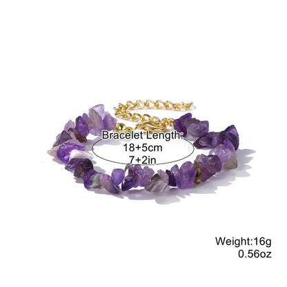 Fashion Geometric Natural Stone Bracelets 1 Piece