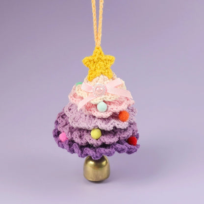 Christmas Pastoral Christmas Tree Plastic Yarn Party Ornaments