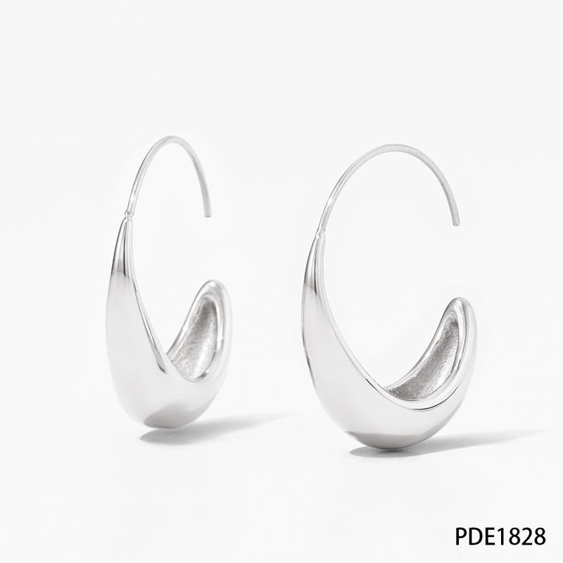 3 Pieces Minimalist Geometric Plating 304 Stainless Steel 16K Gold Plated White Gold Plated Gold Plated Drop Earrings