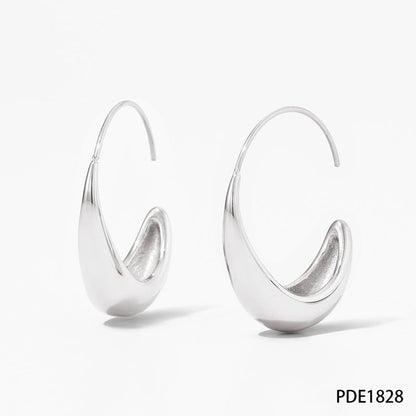 3 Pieces Minimalist Geometric Plating 304 Stainless Steel 16K Gold Plated White Gold Plated Gold Plated Drop Earrings