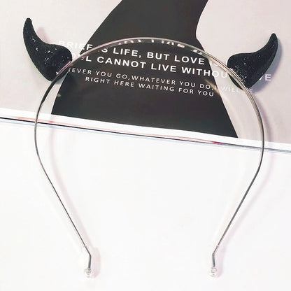 Halloween Birthday Party Devil Headband Headdress Headdress Female Adult Party Online Celebrity Hairpin