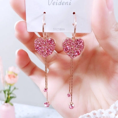 1 Pair Minimalist Geometric Plating Inlay Alloy Artificial Pearls Rhinestones Earrings