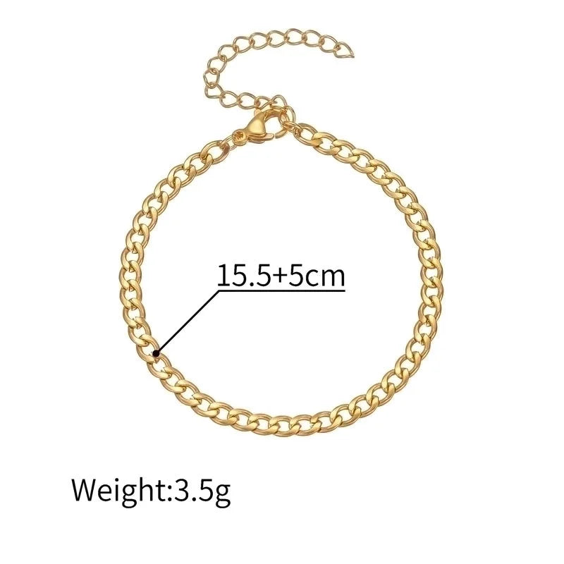 Elegant Cute Streetwear Geometric 304 Stainless Steel 18K Gold Plated Artificial Pearls Bracelets In Bulk
