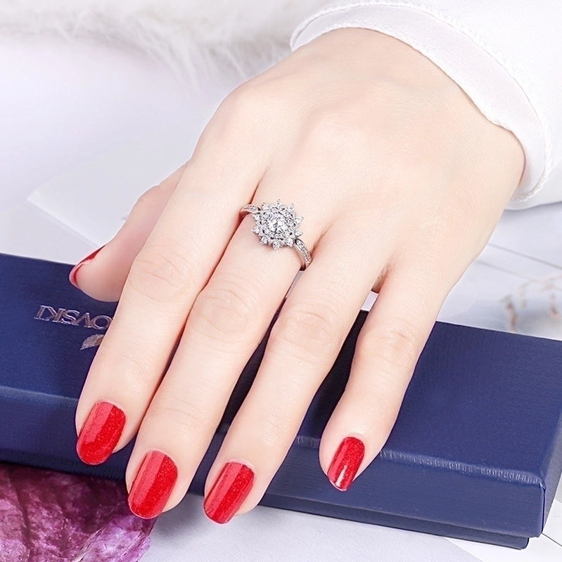 Minimalist Geometric Copper Plating Inlay Artificial Gemstones Rings