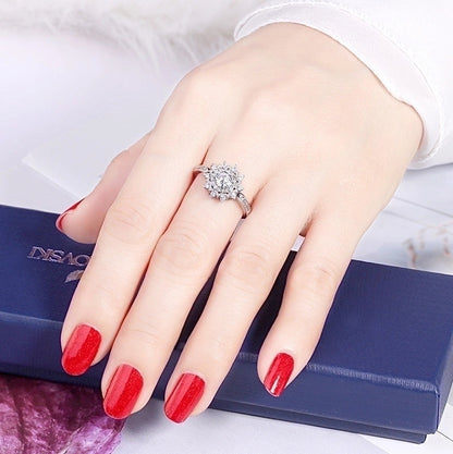 Minimalist Geometric Copper Plating Inlay Artificial Gemstones Rings