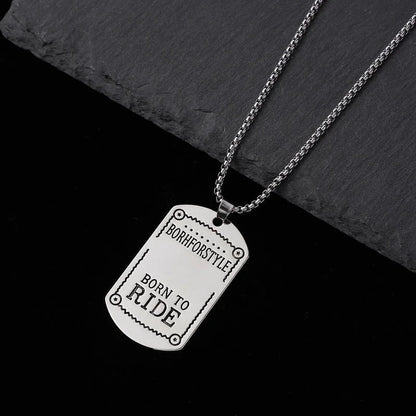 Hip-Hop Animal Skull Stainless Steel Alloy Plating Pendant Necklace