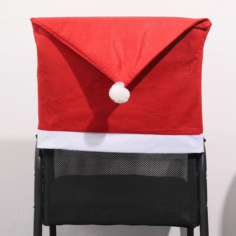 Christmas Cute Santa Claus Party Chair Cover