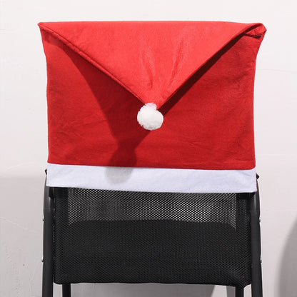 Christmas Cute Santa Claus Party Chair Cover