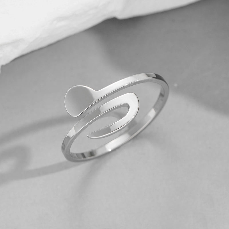 Funny Sweet Pastoral Star Bat Butterfly 201 Stainless Steel 18K Gold Plated Polishing Open Rings