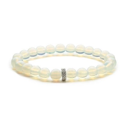 Casual Retro Round Beaded Tiger Eye Bracelets