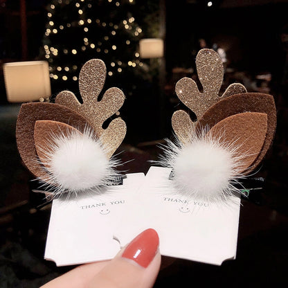Christmas Fashion Antlers Plush Festival
