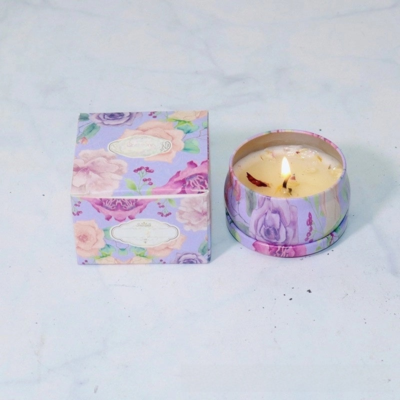 Christmas Fashion Santa Claus Contrasting Colors Flower Wax Metal