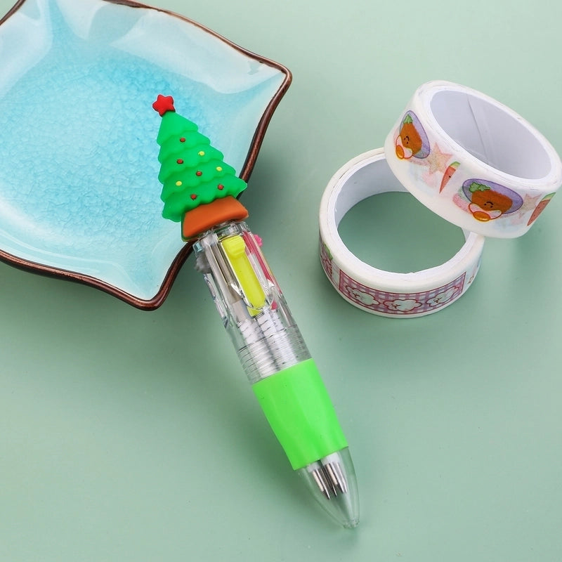 1 Piece Christmas Tree Santa Claus School Christmas Plastic Cartoon Style Ballpoint Pen