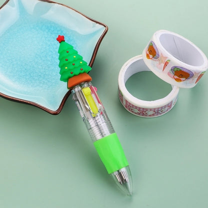 1 Piece Christmas Tree Santa Claus School Christmas Plastic Cartoon Style Ballpoint Pen