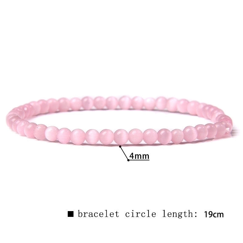 Minimalist Marble Natural Stone Beaded Bracelets