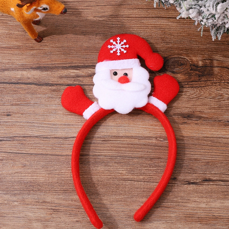 Christmas Cartoon Style Cute Snowman Elk Party Festival Headband