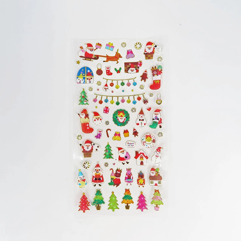 1 Piece Christmas Tree Santa Claus Christmas Socks Holiday Festival Christmas PET PVC
