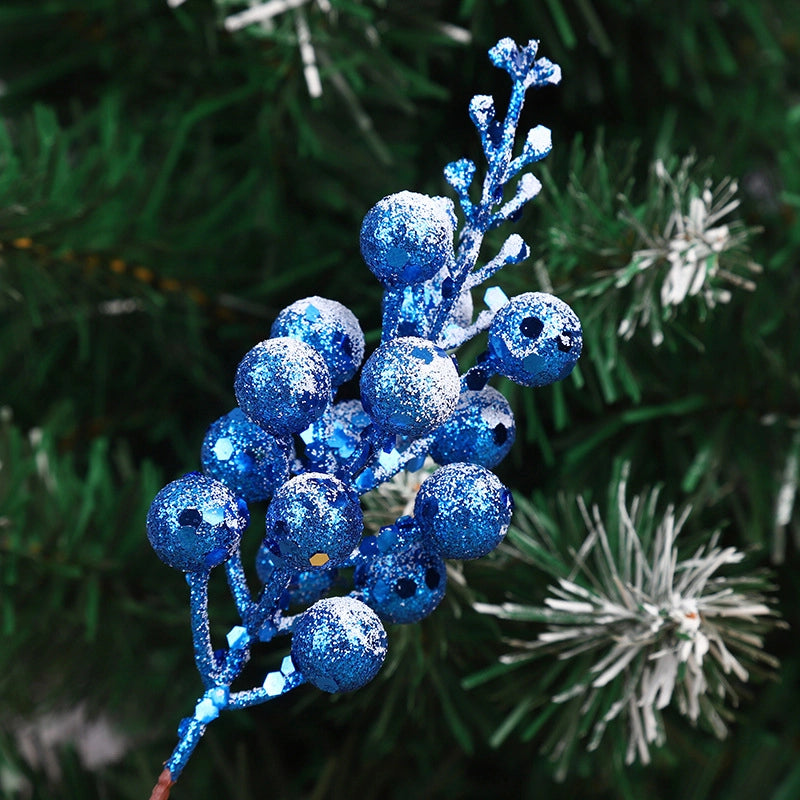 Christmas Site Layout Simulation Fruit Berry String Arrangement Christmas Tree Decorations Crafts DIY Accessories