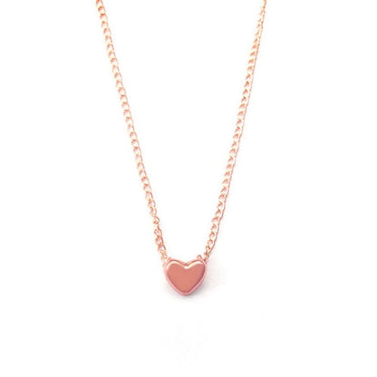 Copper Heart Shape Pendant Necklace