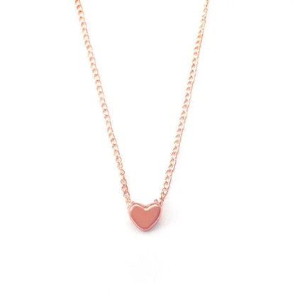Copper Heart Shape Pendant Necklace