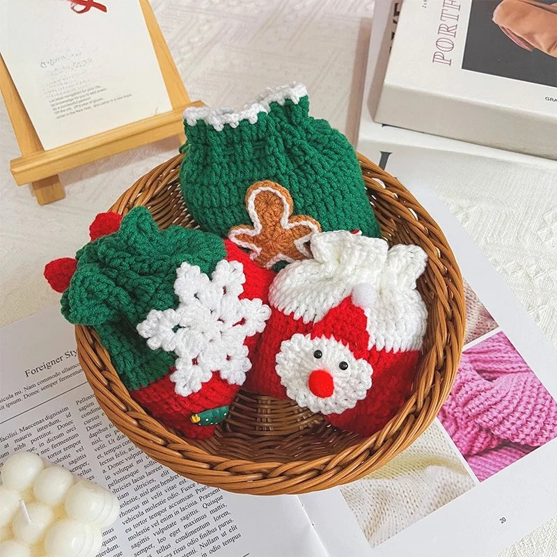 Christmas Nordic Style Cute Christmas Tree Santa Claus Snowflake Party Festival Gift Bags