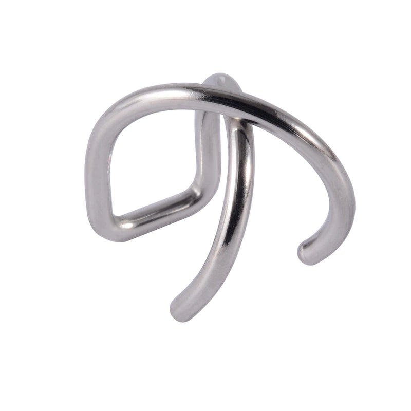 10 Pieces Casual Vacation Tropical Solid Color Polishing 304 Stainless Steel 18K Gold Plated Ear Cuffs