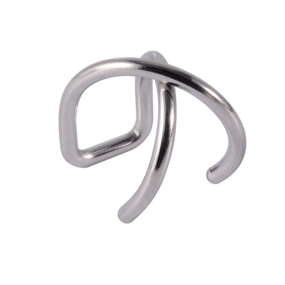 10 Pieces Casual Vacation Tropical Solid Color Polishing 304 Stainless Steel 18K Gold Plated Ear Cuffs