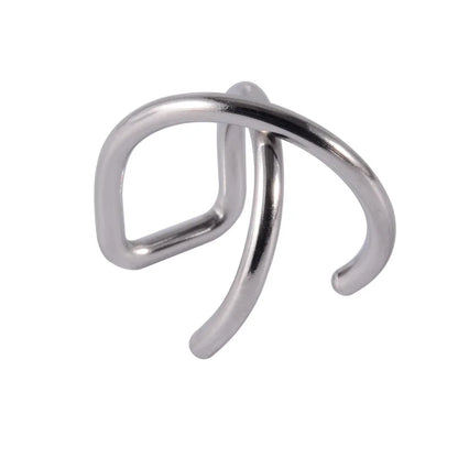 10 Pieces Casual Vacation Tropical Solid Color Polishing 304 Stainless Steel 18K Gold Plated Ear Cuffs