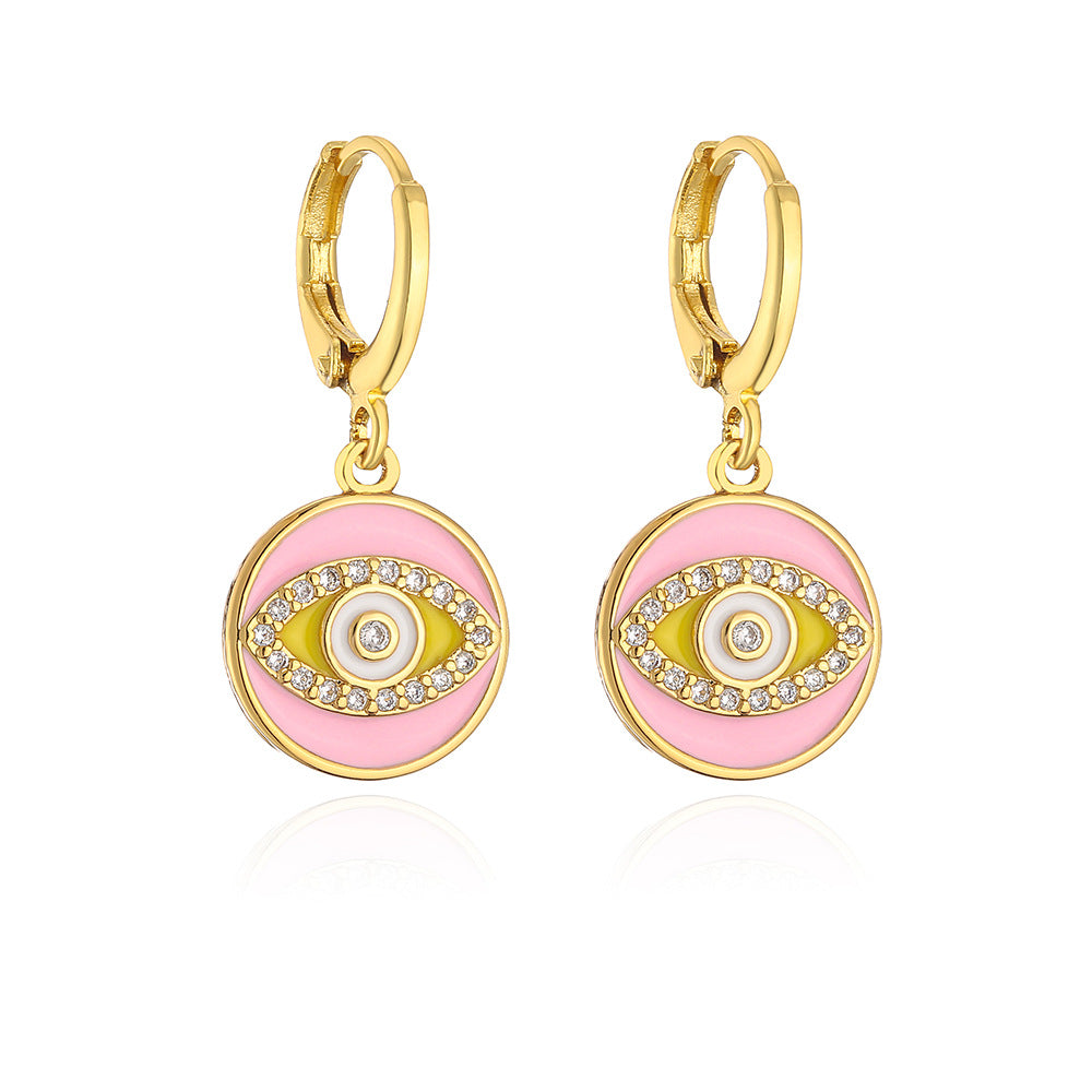 Women Geometric Copper Electroplating Earrings