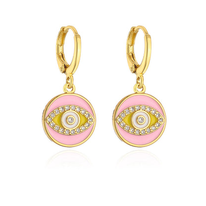 Women Geometric Copper Electroplating Earrings