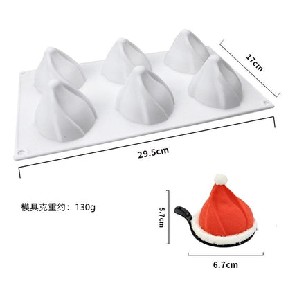 Casual Geometric Heart Shape Rose Silica Gel Kitchen Molds 1 Piece
