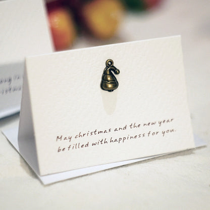 Christmas Minimalist Classic Style Letter Party Festival Card