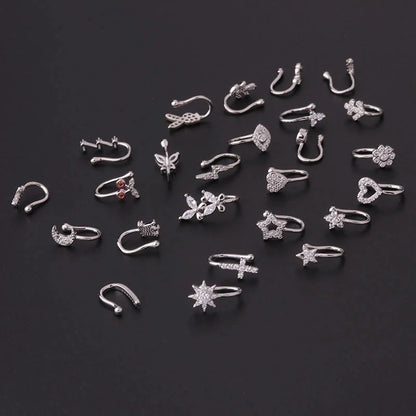 Fashion U Shape Copper Plating Nose Ring