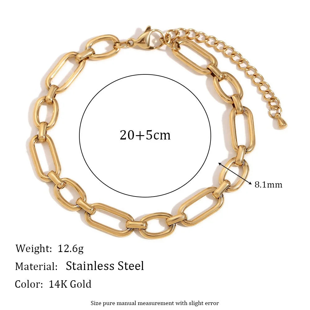 Women Minimalist Geometric Anklets