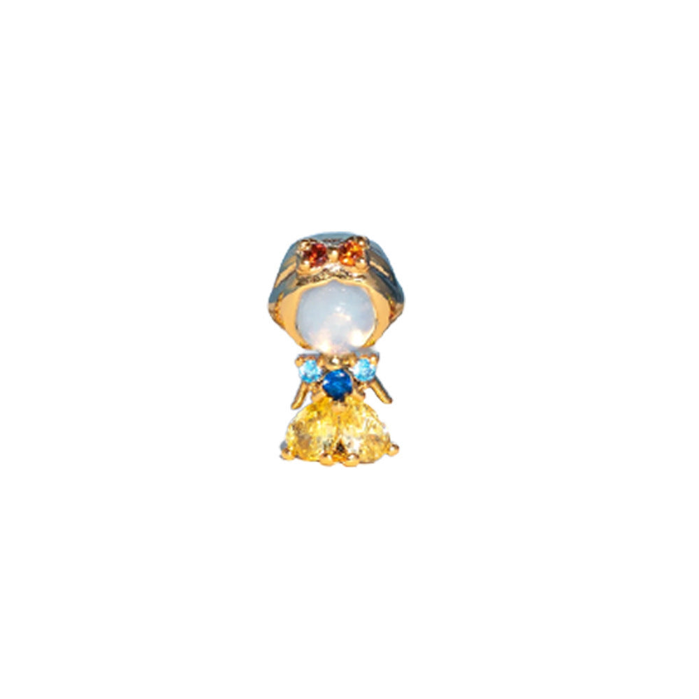 Cartoon Cartoon Zircon Zircon Inlay Earrings