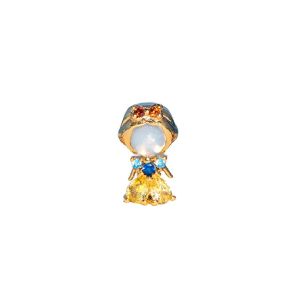 Cartoon Cartoon Zircon Zircon Inlay Earrings